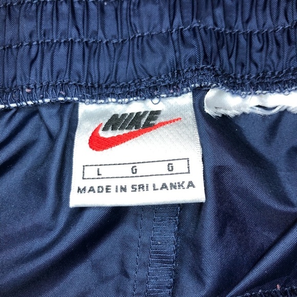 Nike Green & Blue Tear Away Track Pants Size Large - Picture 5 of 8